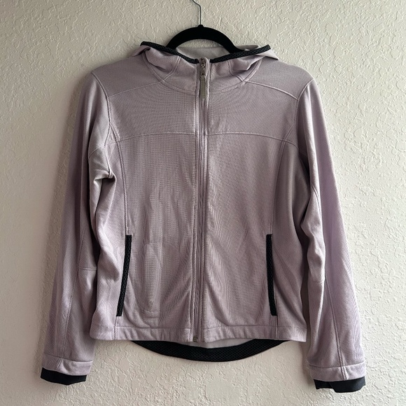 Nike Jackets & Blazers - Nike Jacket Womens XS Extra Small Lilac Full Zip Dri Fit Hooded Running Retro